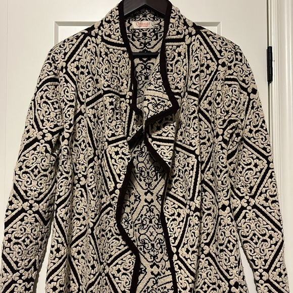 Long patterned cardigan - Picture 1 of 4